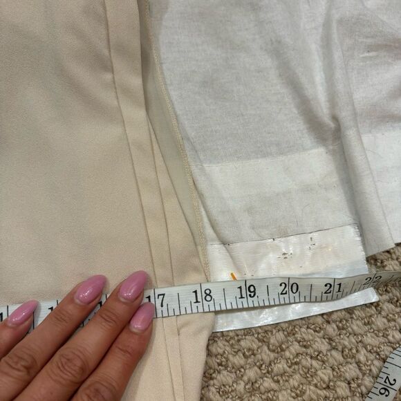 Ladies Costa Blanca Beige Wide Shoulder Blouse Size Medium - Picture 15 of 15